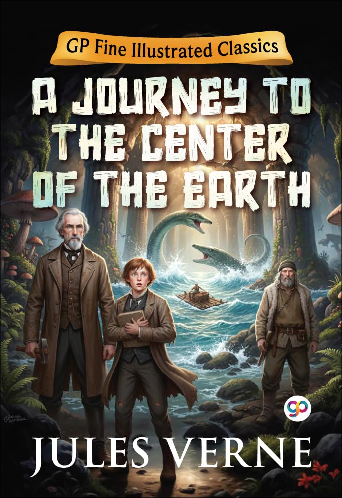A Journey to the Center of the Earth (GP Fine Illustrated Classics | 50+ Highly Detailed Illustrations (Paperback)